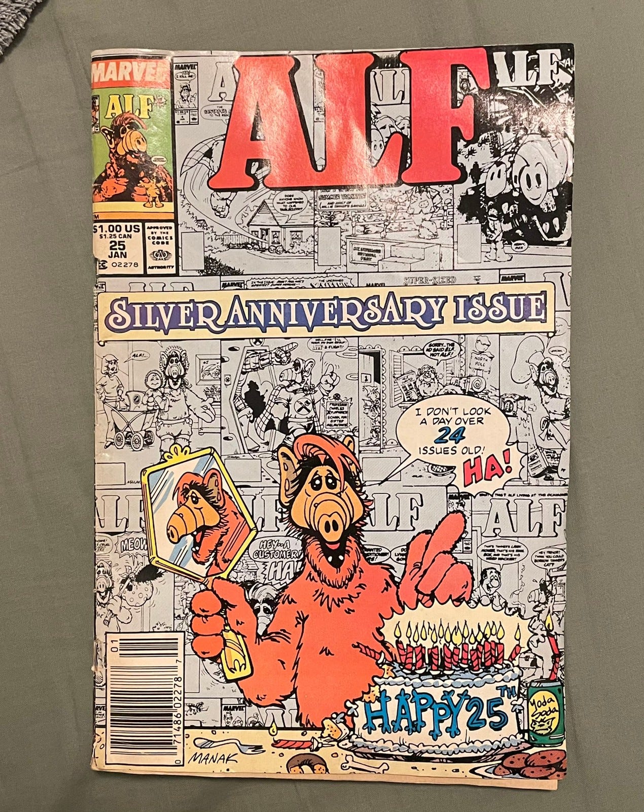 ALF 25 Silver Anniversary Marvel sarjakuva Tori