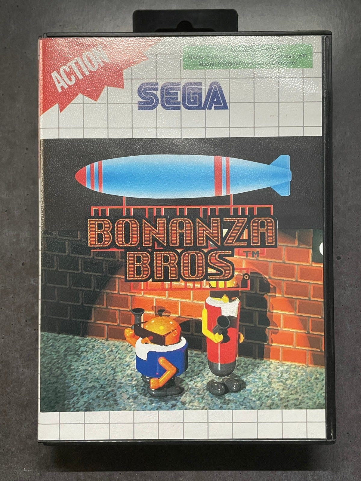 Bonanza Bros Sur Sega Master System – Jeu PAL Complet Avec Boîte Et Notice