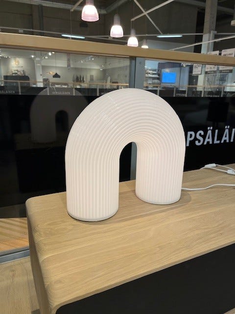 Ferm Living Vuelta floor or table lamp with unique design