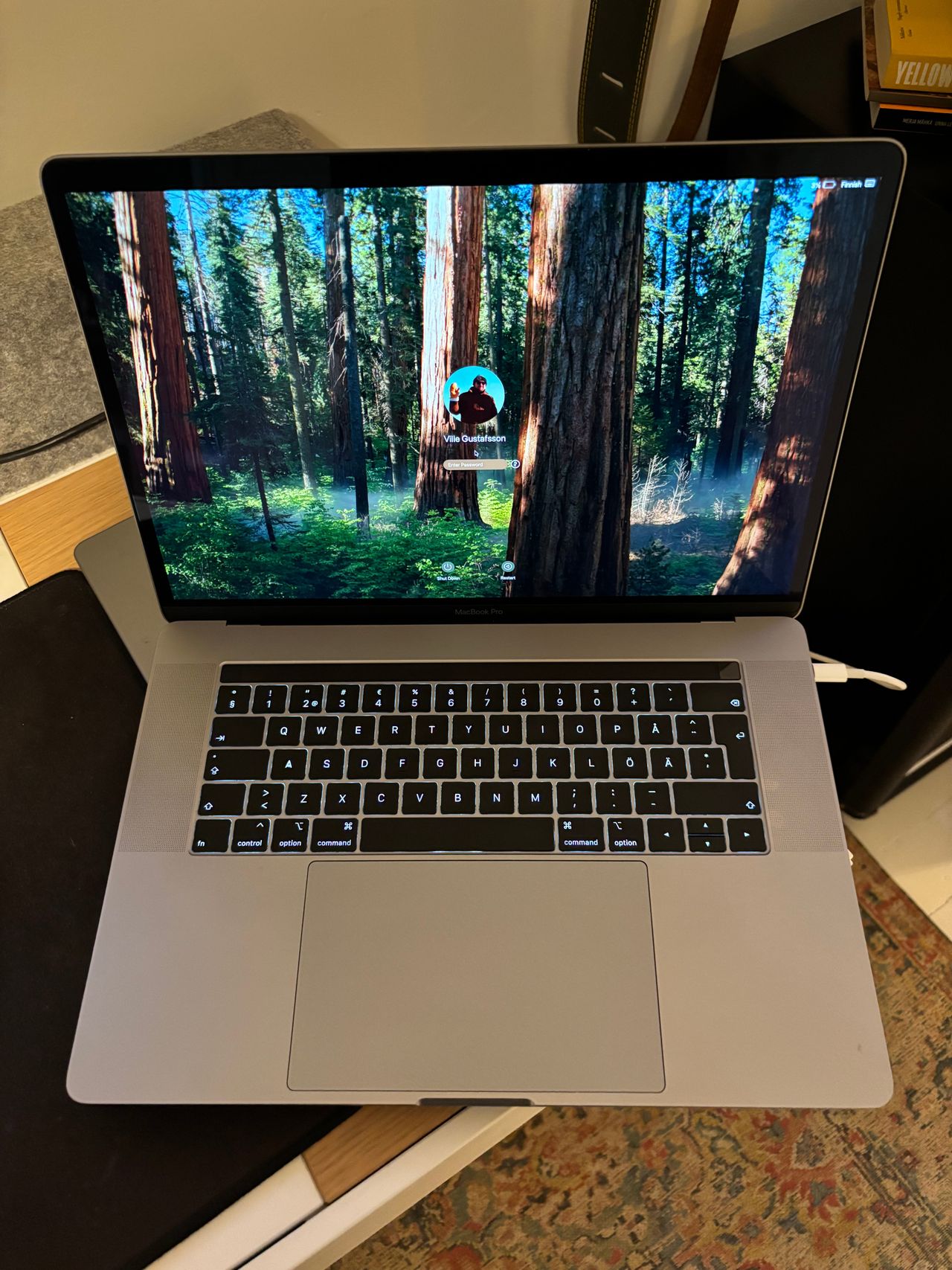 MacBook Pro 15" / 2,9GHz i9 / 32GB RAM / 1TB SSD / 2018 Tori