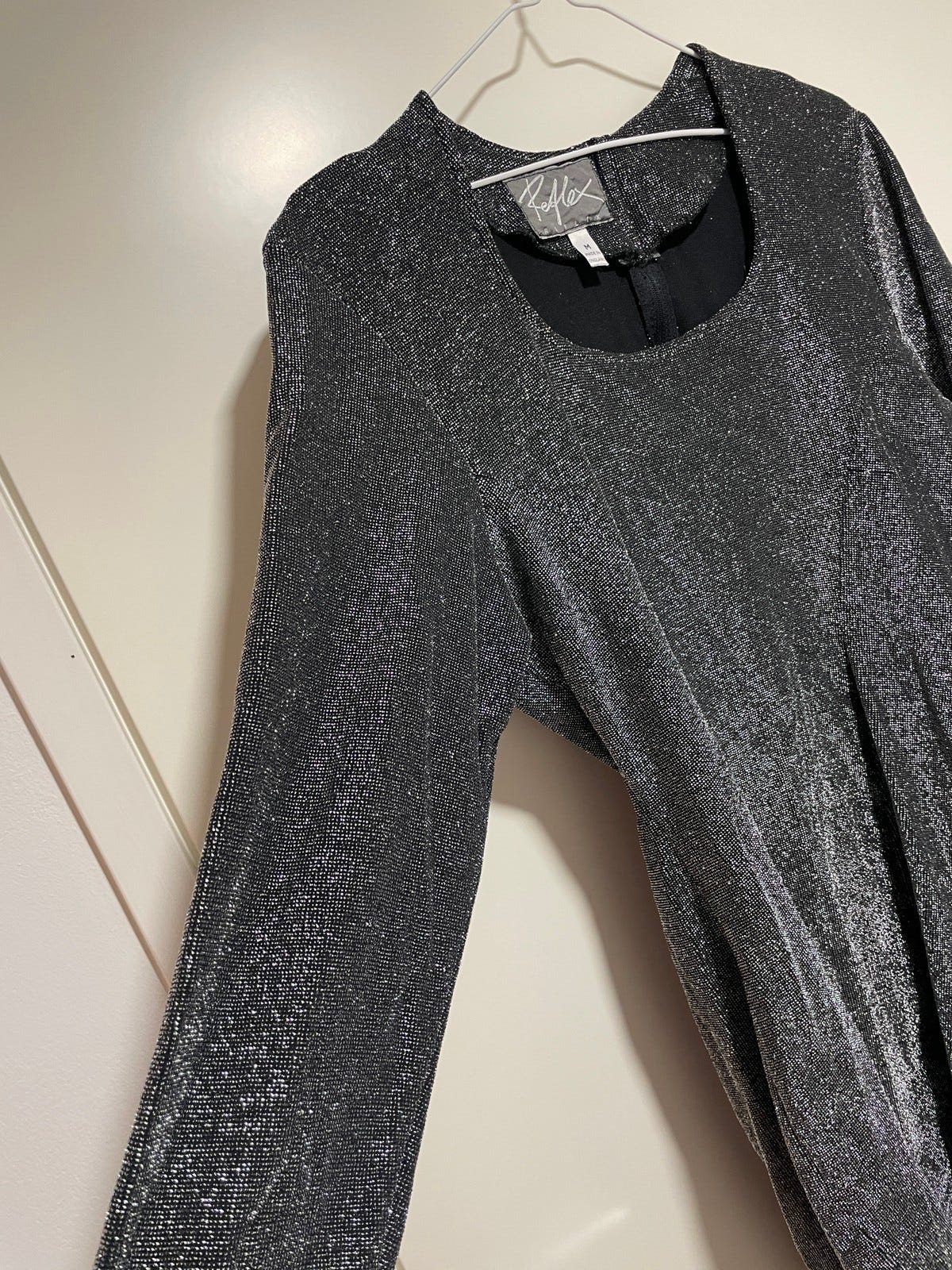 Vintage Seppälä glittermekko koko M