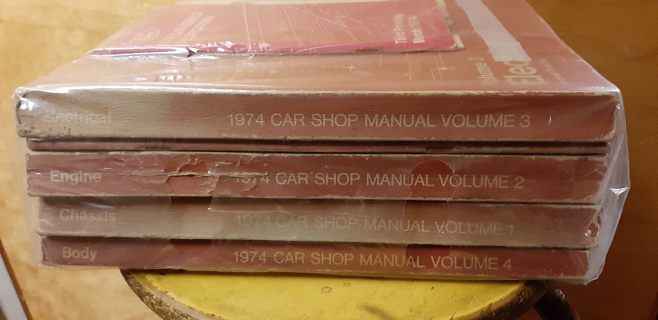 1974 FORD CAR SHOP MANUAL VOL. 1 - 5
