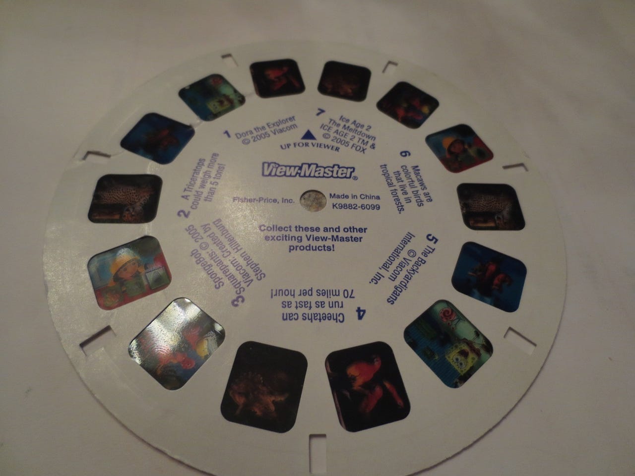 View Master kuvakiekko, 6099, Lasten