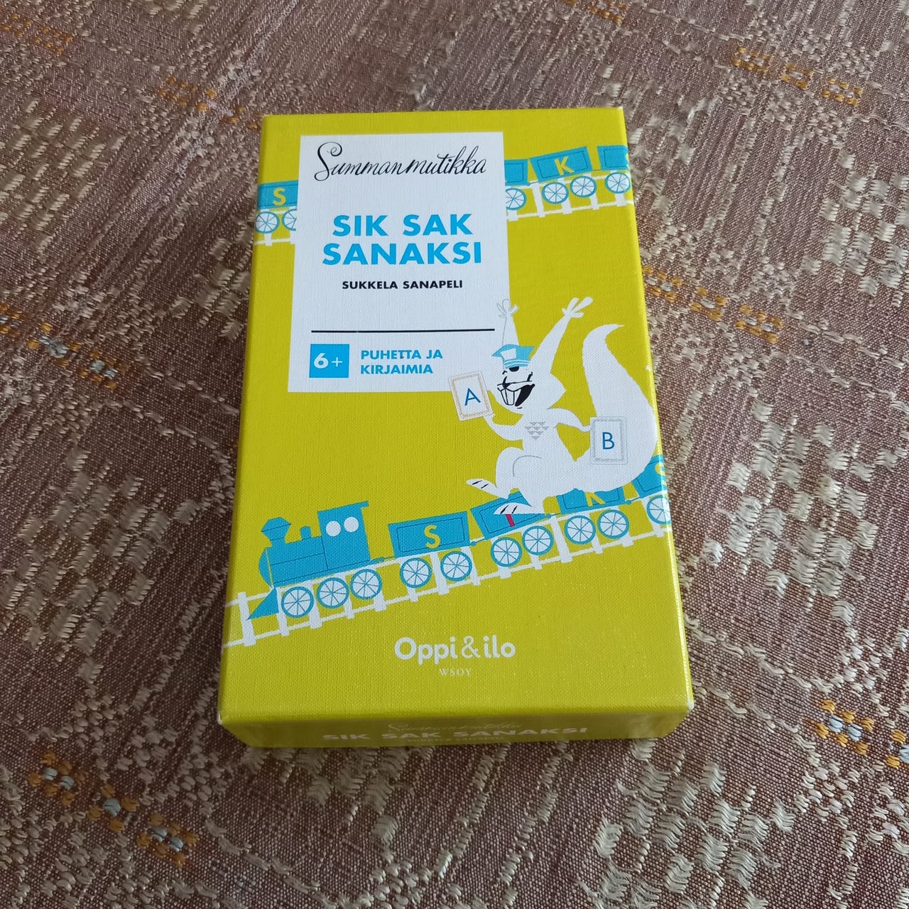 Sik sak sanaksi - sukkela sanapeli - Summanmutikka