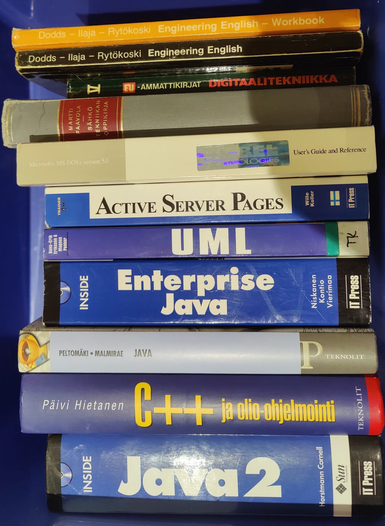 Java, C++, UML, ASP, MS Dos, Digitekniikka, Sähkötekniikka, Engineering ...