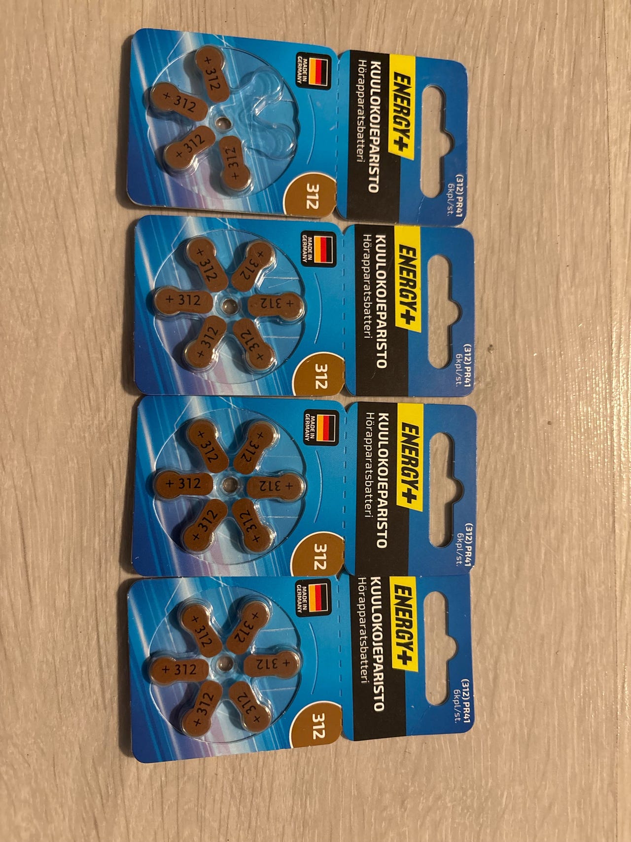 Kuulokoje paristot