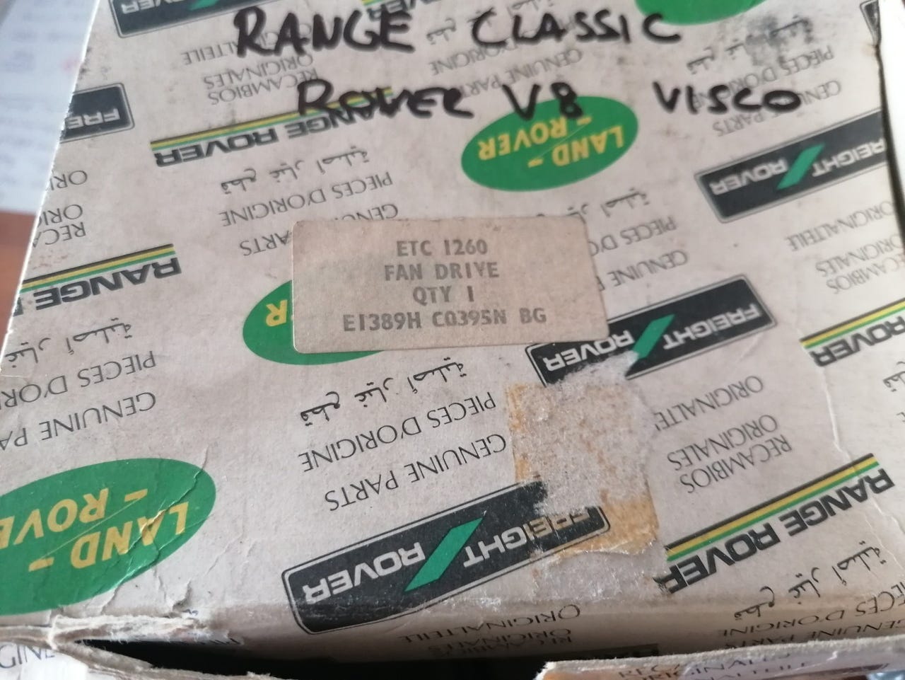 Range rover v8 efi viscous coupling