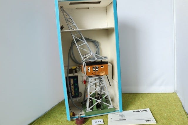 Märklin siltoja, nosturi, maisemointiin ym