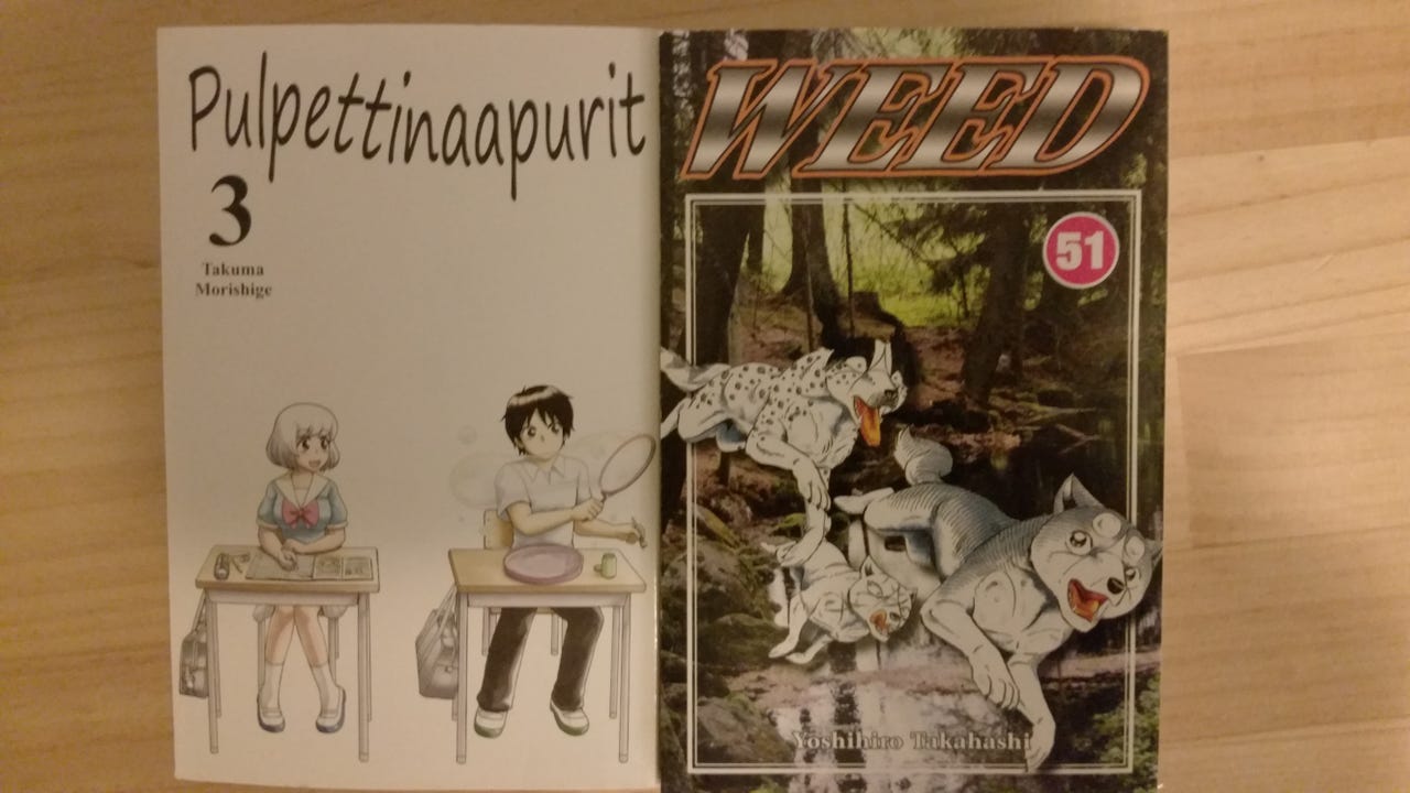 manga-sarjakuvat-weed-pulpettinaapurit-tori