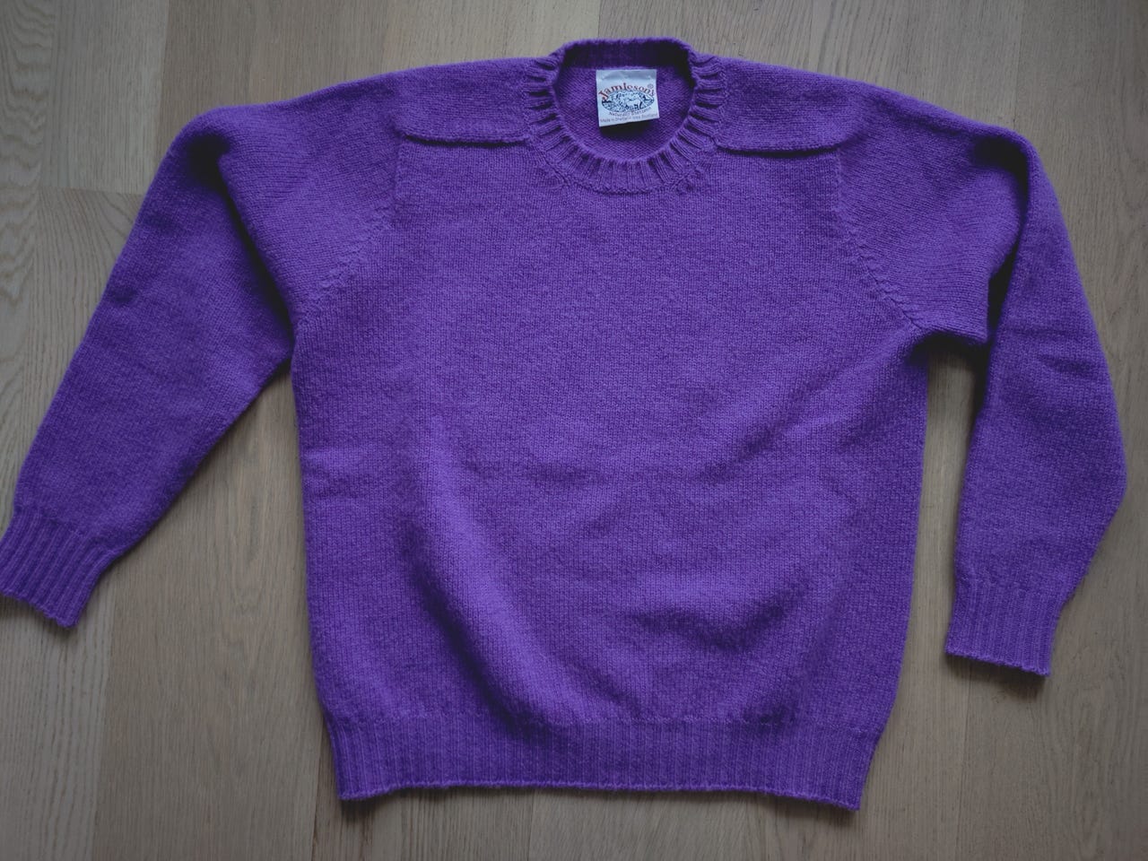 Wool crew neck sweater