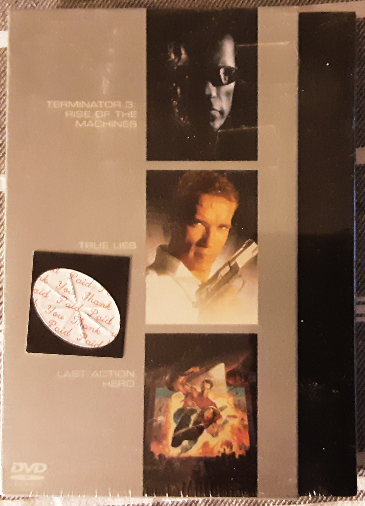 Arnold Schwarzenegger, 3 leffan boxi (3xDVD)