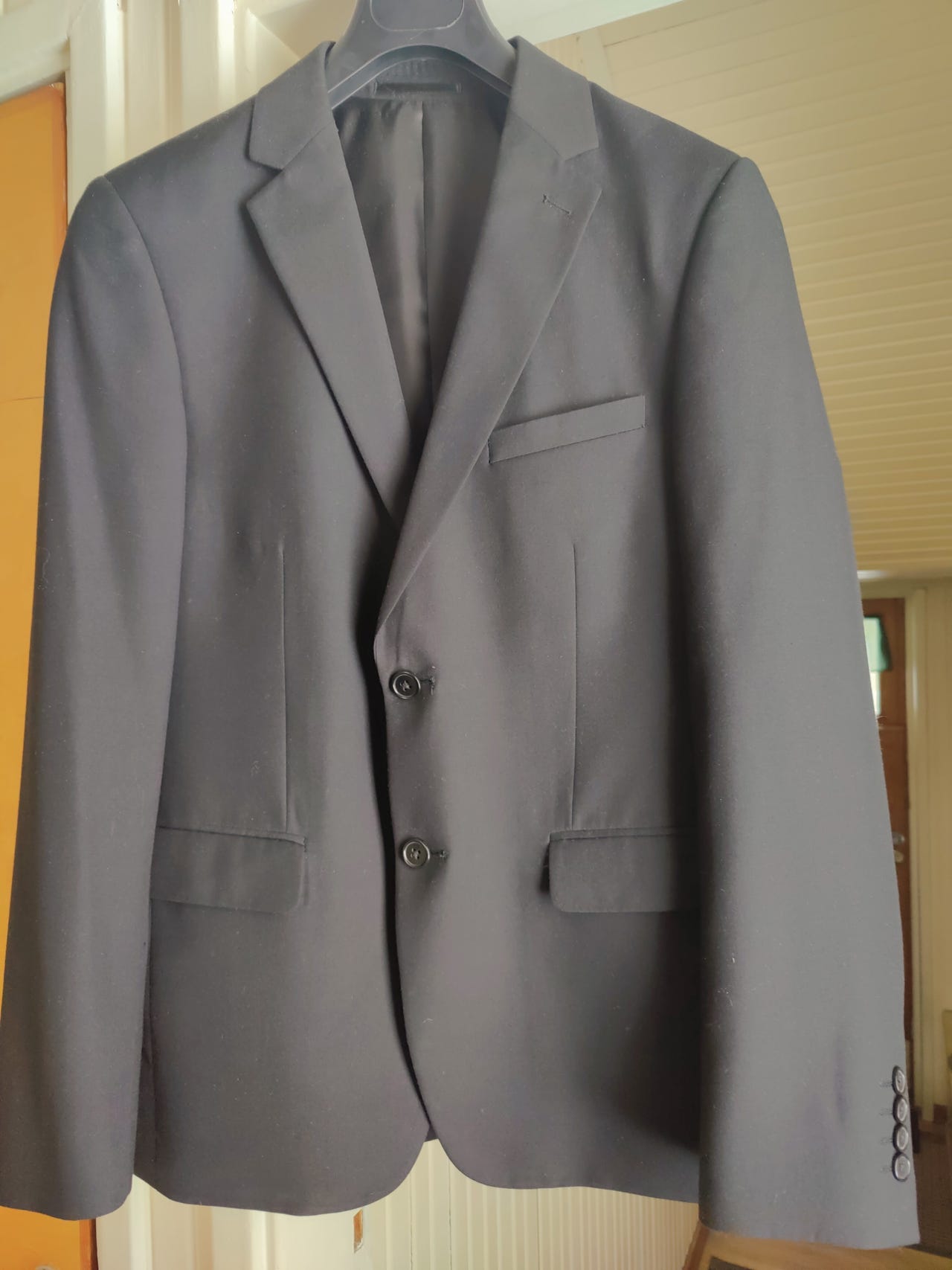 Dressmann musta puku, 48R + 33-32