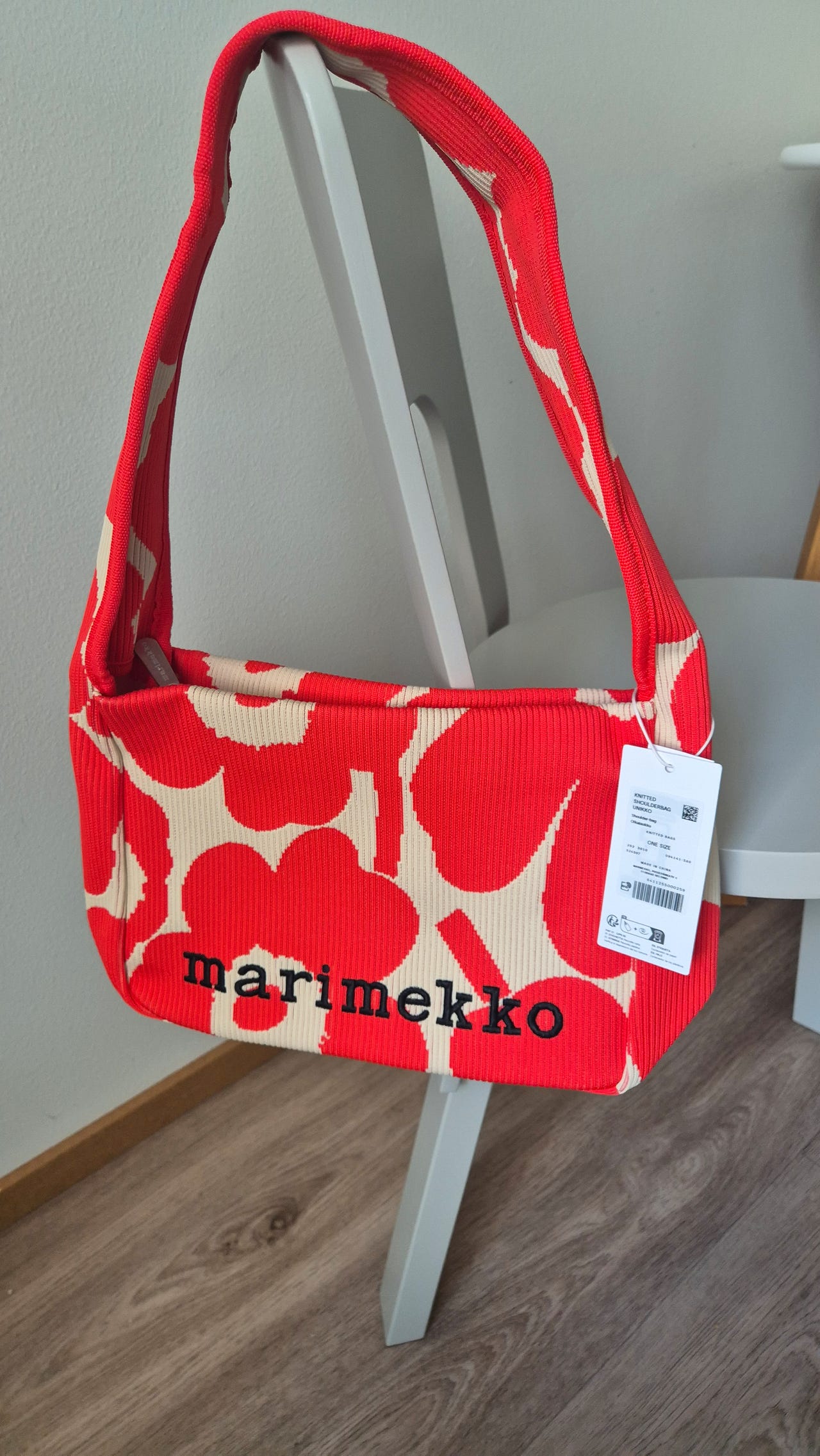 バッグ marimekko Unikko / Knitted Shoulderbag MarimekkoKnittedBagLargeUnikko