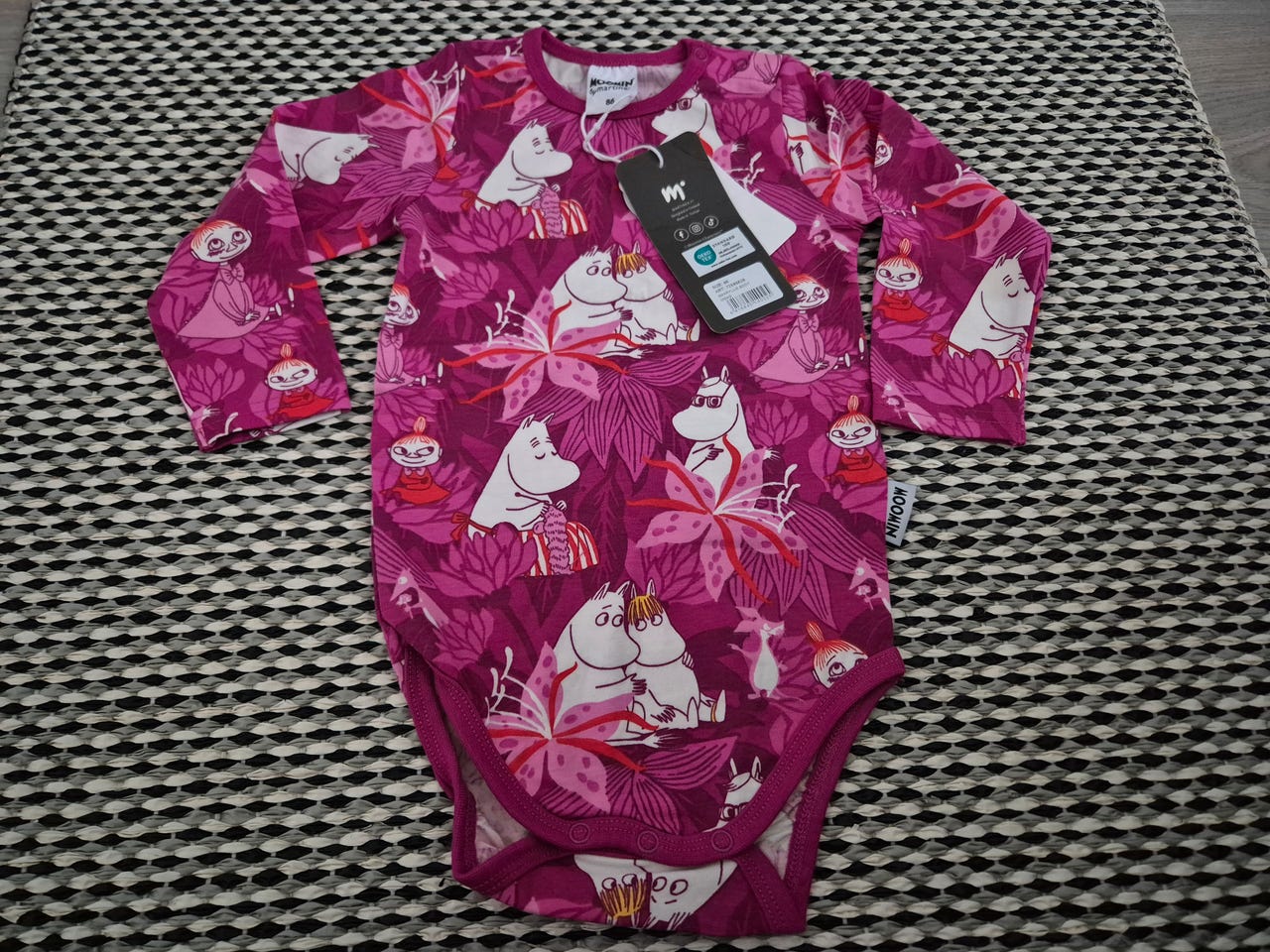 Uusi Moomin body koko 86