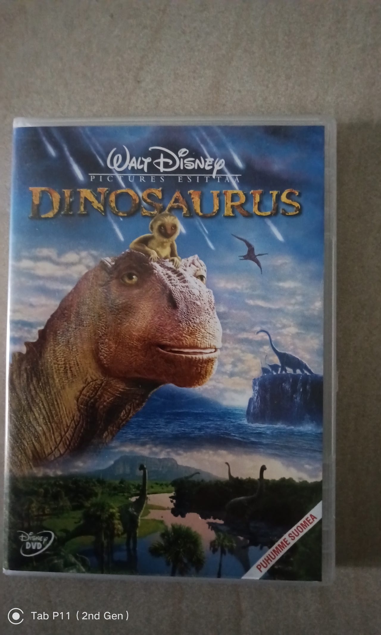 Lasten DVD 2 kpl ja Blueray 1kpl, Dinosaurus/Sofia/Topi ja Tessu