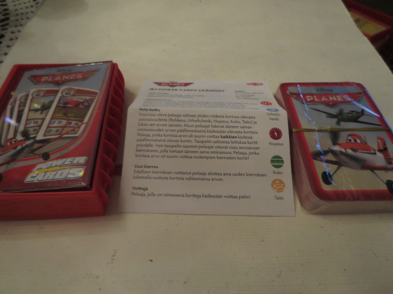 Pelikortit Planes Power Cards