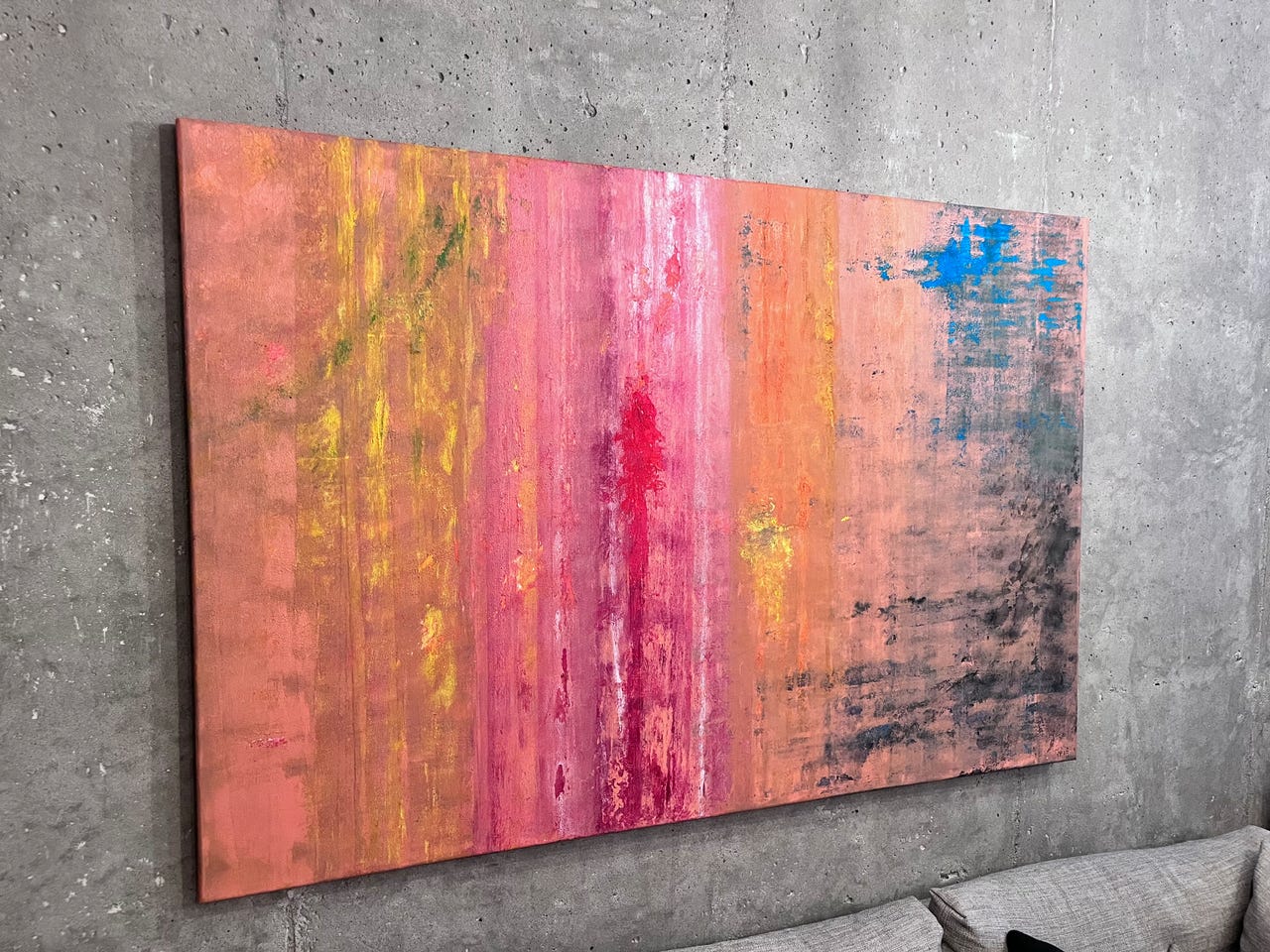 Suuri akryylimaalaus 100x150 cm