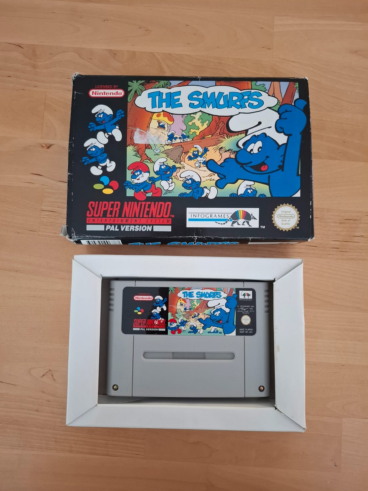 The Smurfs SNES (CB)