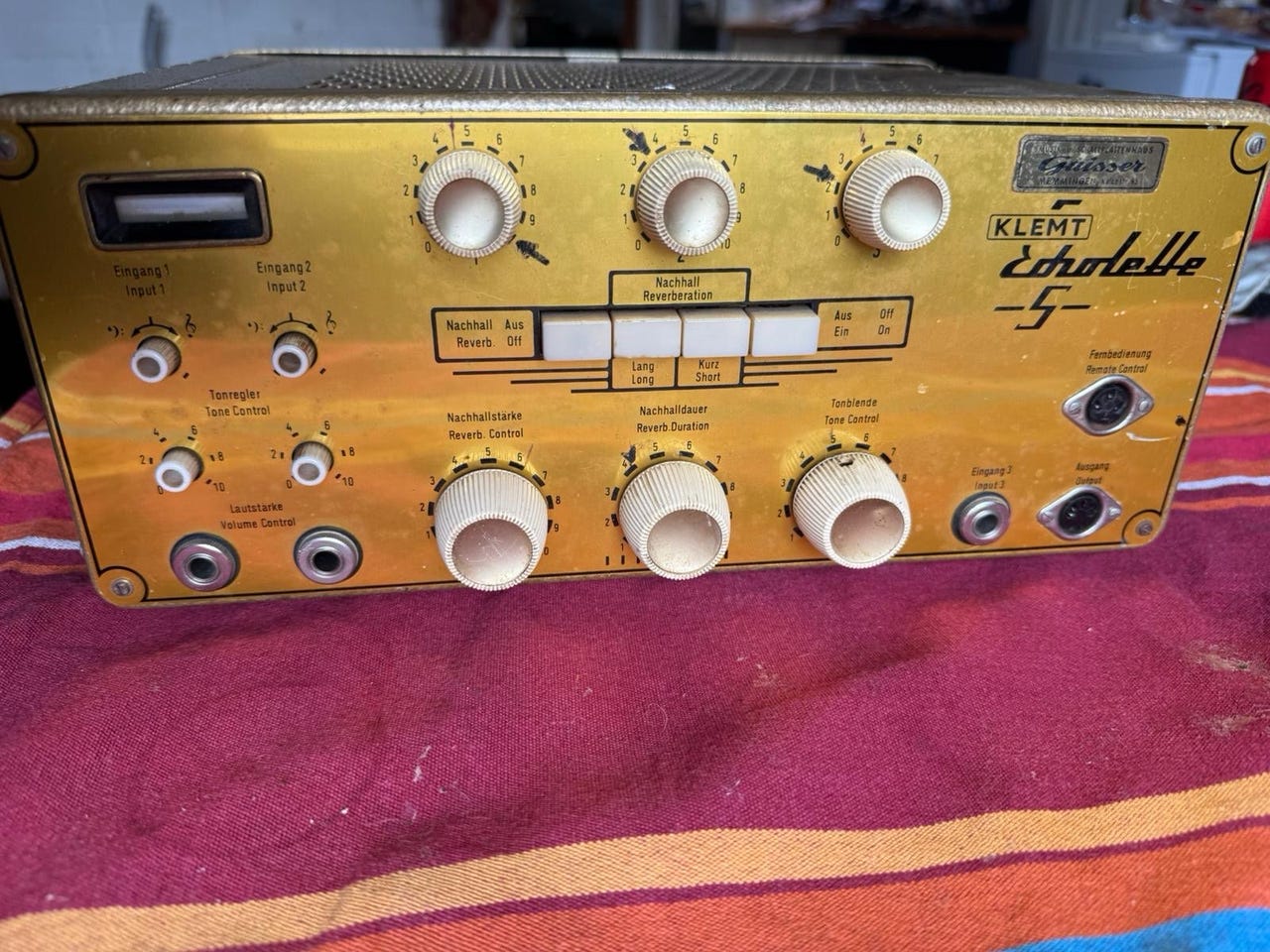 HUOLLETTU: Klemt Echolette S – alkuperäinen vintage-nauhakaiutin