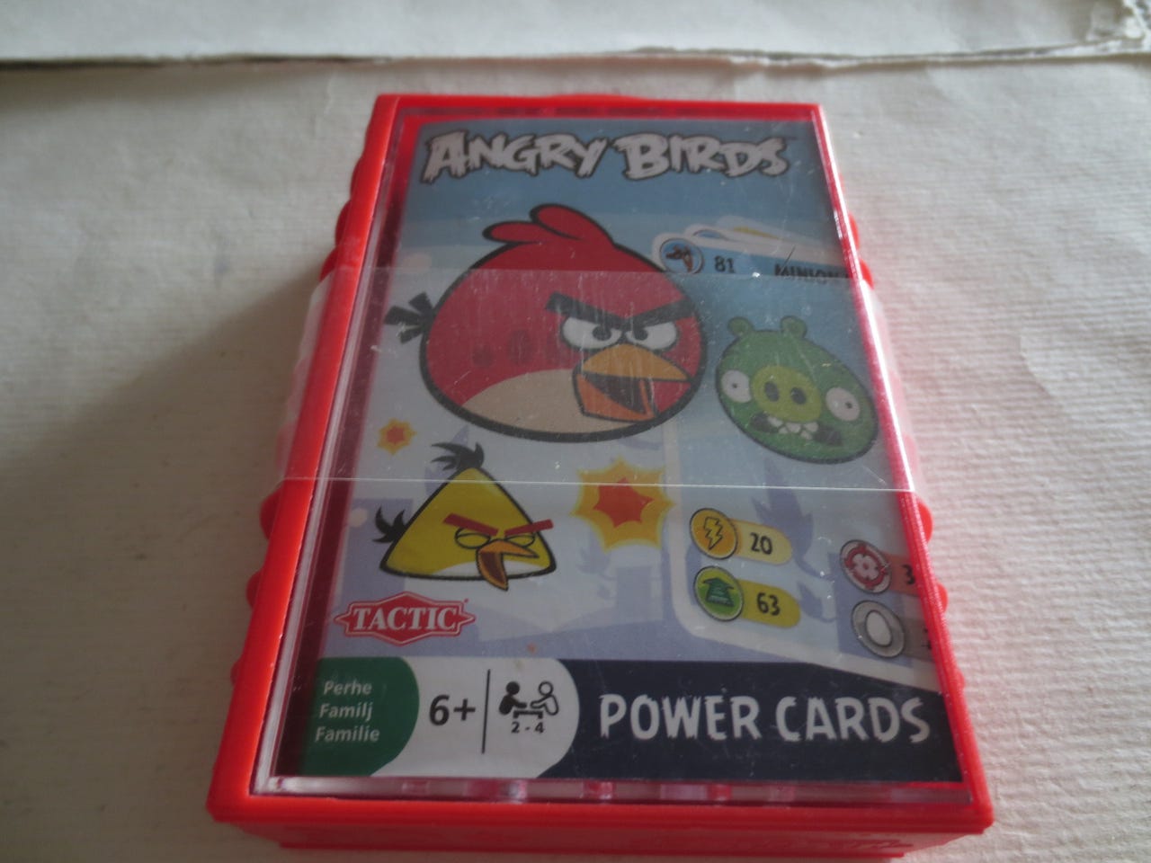 Pelikortit Angry Birds