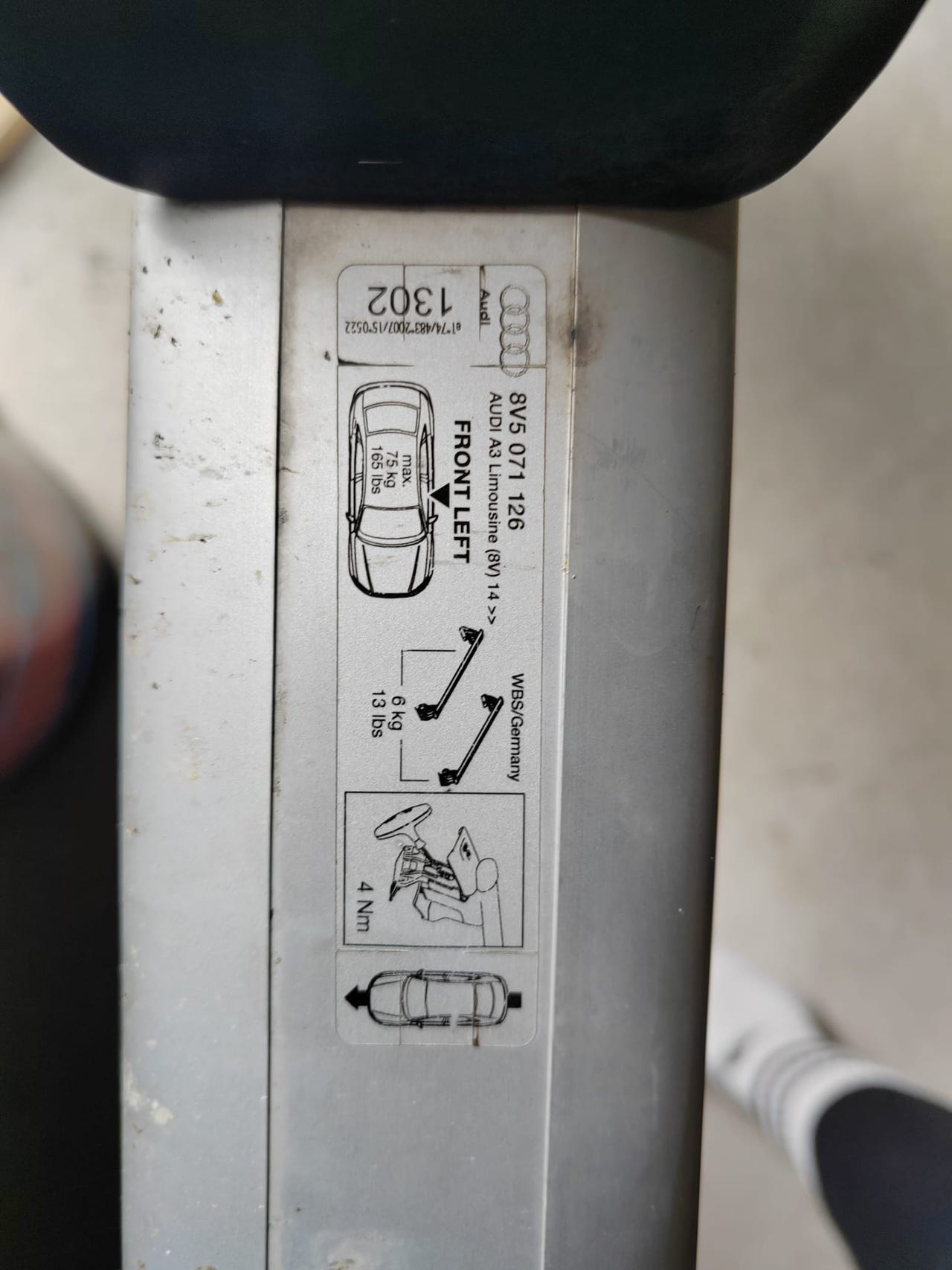 Audi a3 kattotelineet Tori