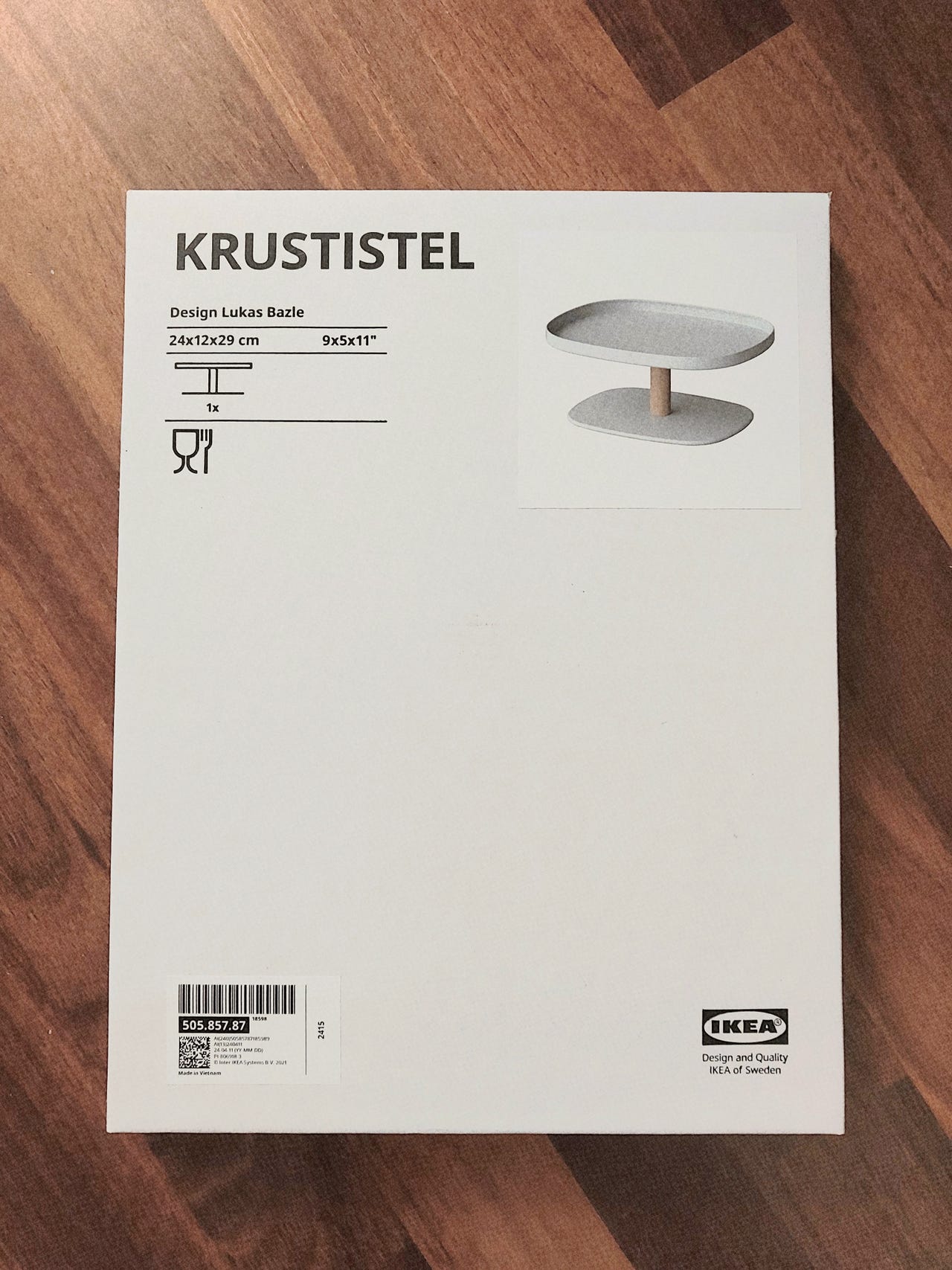 Ikea Krustistel tarjoiluteline