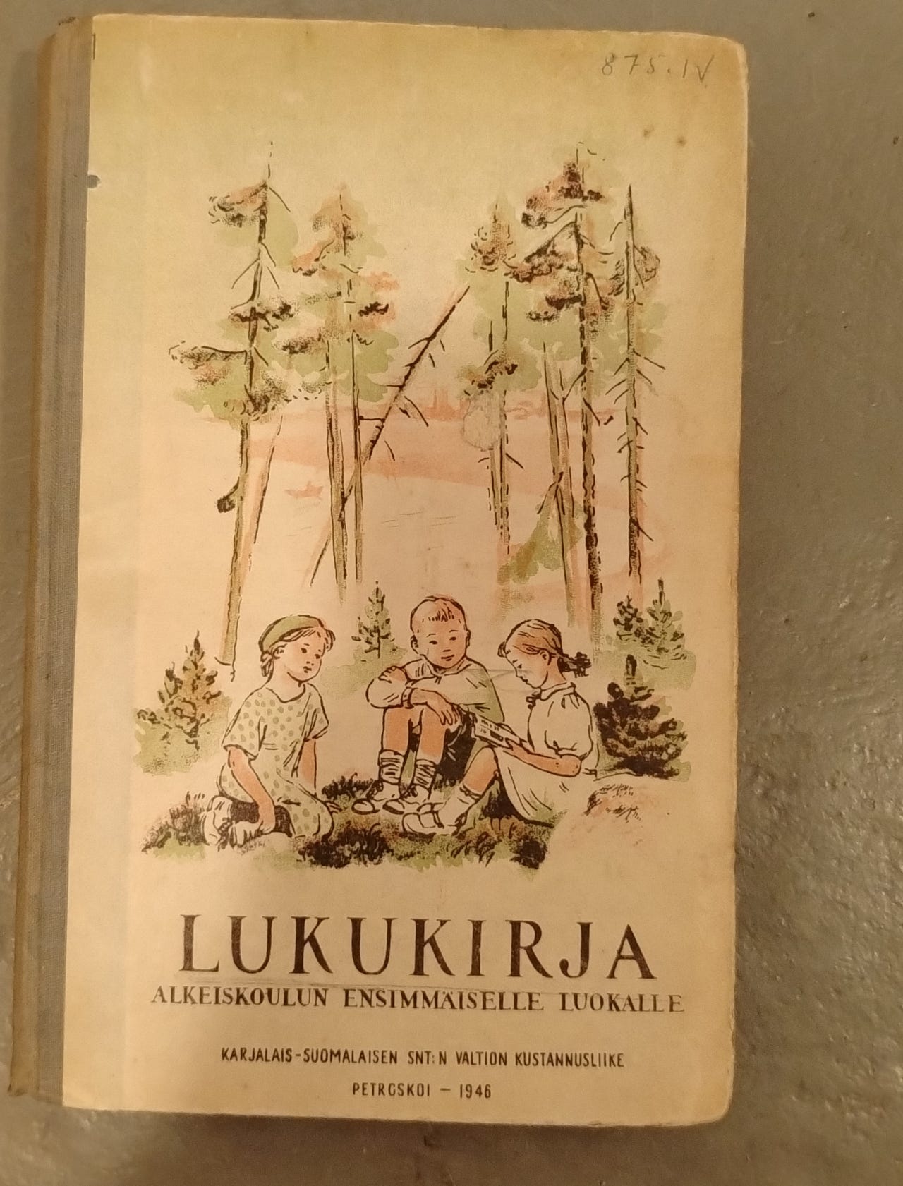 lukukirja-alkeiskoulun-ensimm-iselle-luokalle-1946-tori