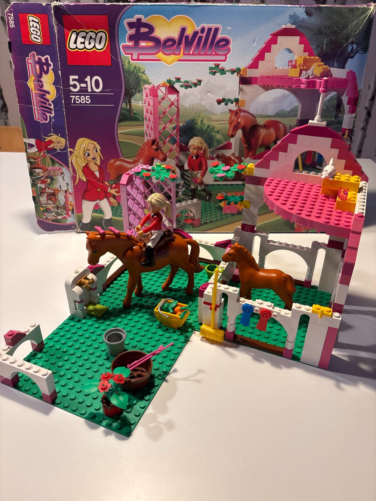 Lego Friends Lego Belville Horse Stable LEGO Horse Stable Set 7585
