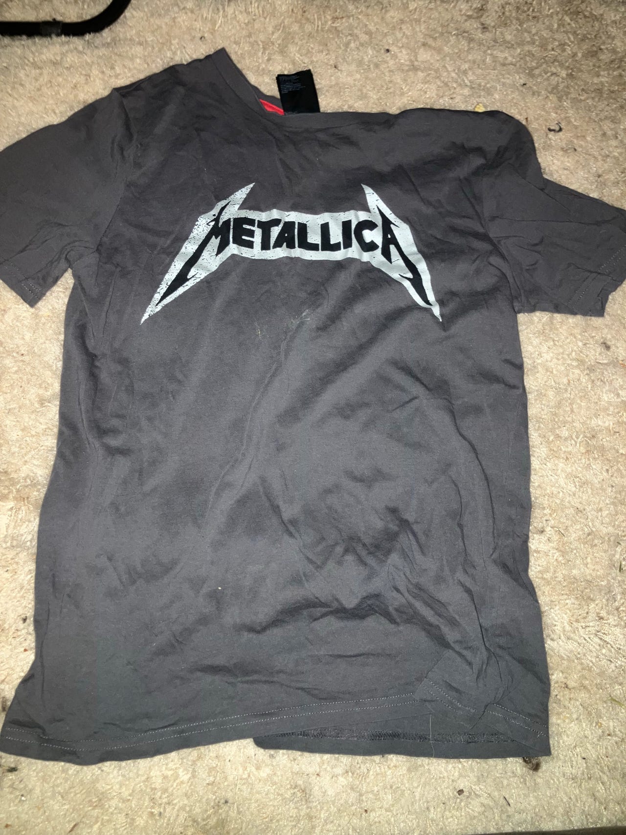 Metallica tummanvihreä t-paita