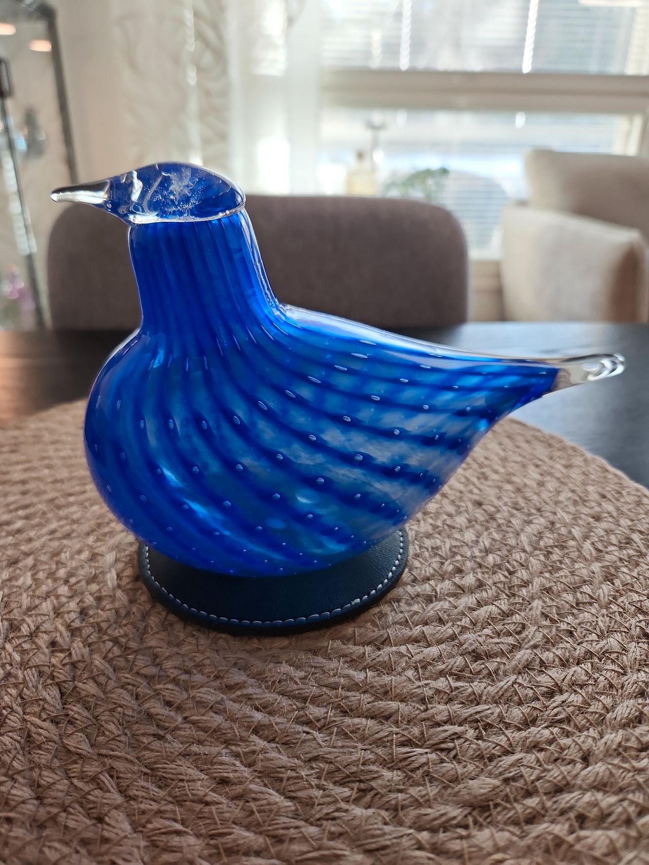工芸品 OIVA TOIKKA Rusotintti Stora Enso 2005 Rusotintti Special bird for Stora Enso Oiva Toikka Iittala
