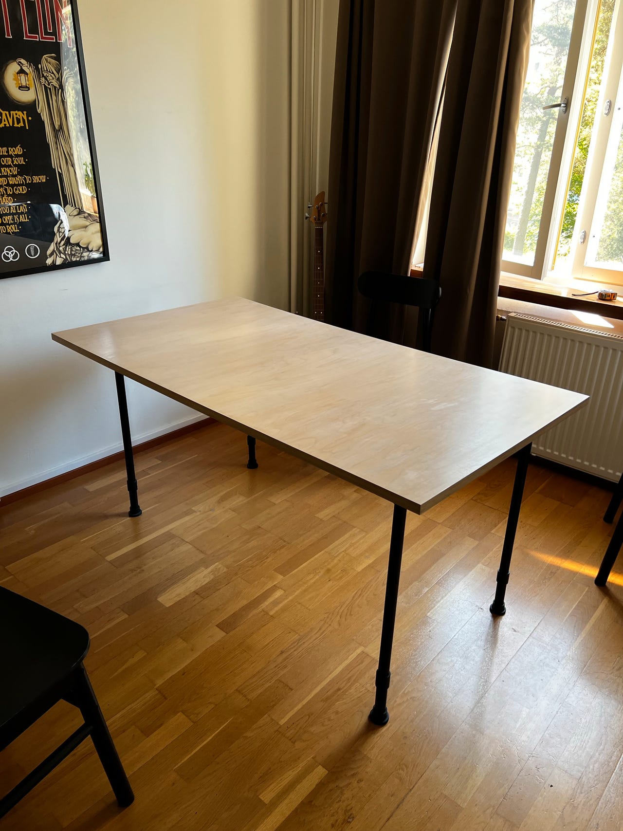 Birch plywood table