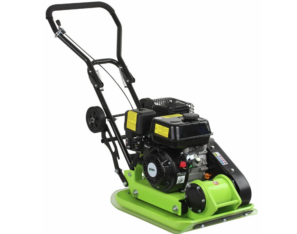 MAANTIIVISTÄJÄ 82,5KG 6,5HP BENSA MUOVI JA PYÖRÄT