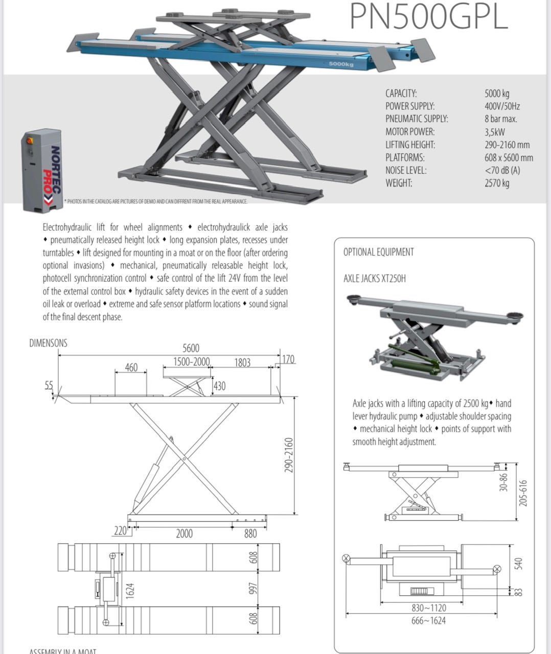saksi nostin nordic lift 5t 5.4m uusi