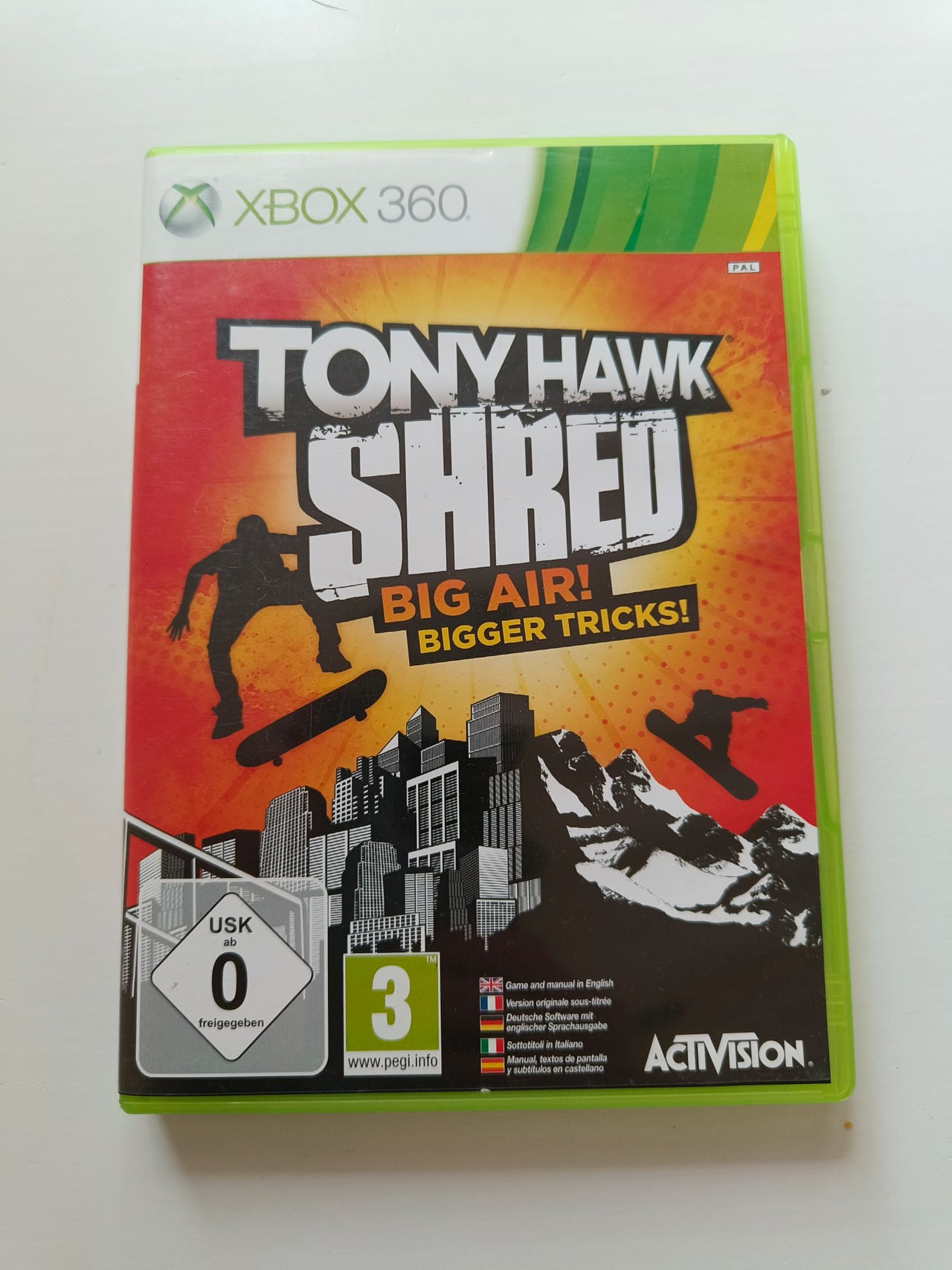 Tony Hawk Shred, Xbox 360