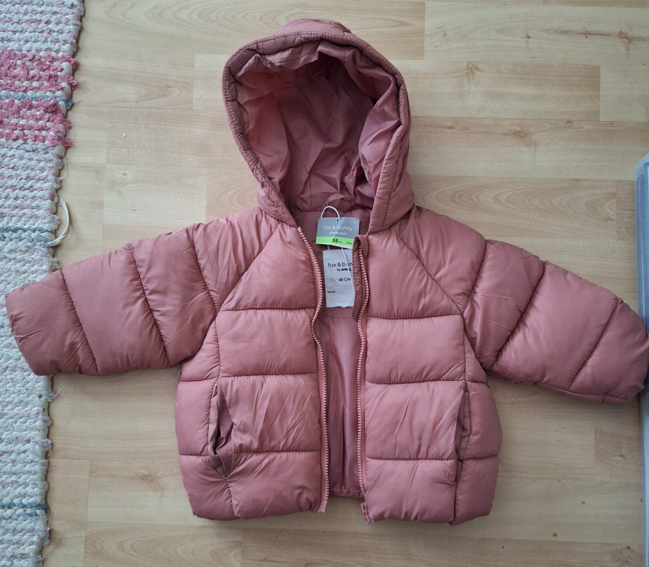 Baby pink coat
