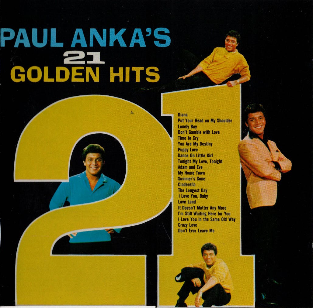 レコード PAUL ANKA'S 21 GOLDEN HITS Paul Anka - Paul Anka's 21 Golden Hits - Amazon.com Music