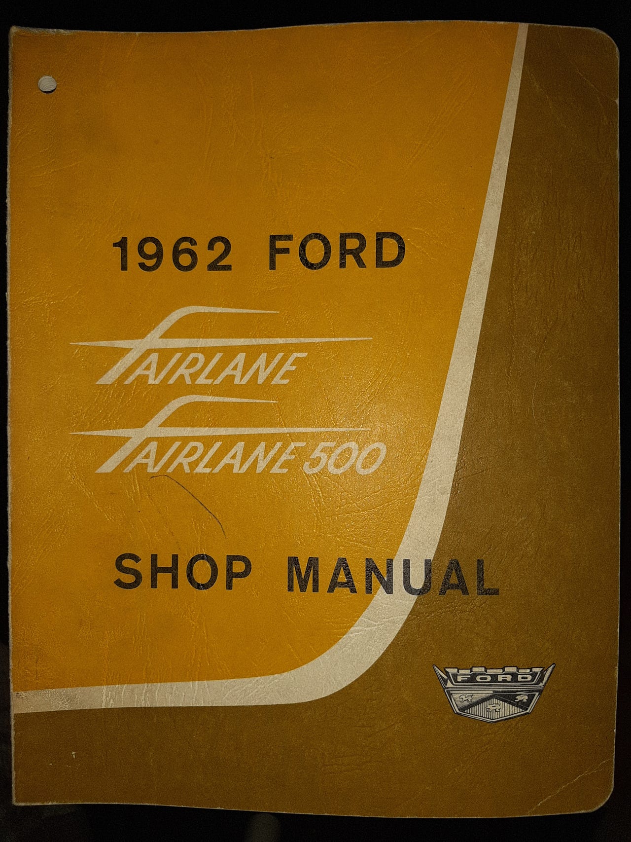 1962 FORD FAIRLANE AND FAIRLANE 500 SHOP MANUAL