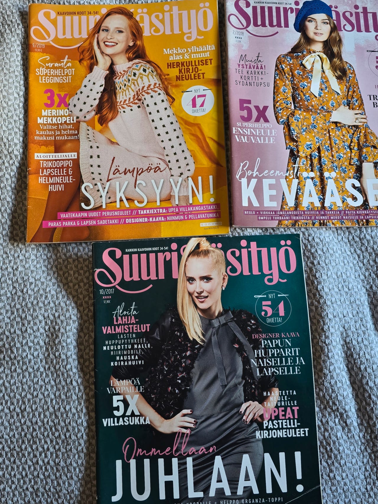 Suuri käsityö lehdet 3lehteä