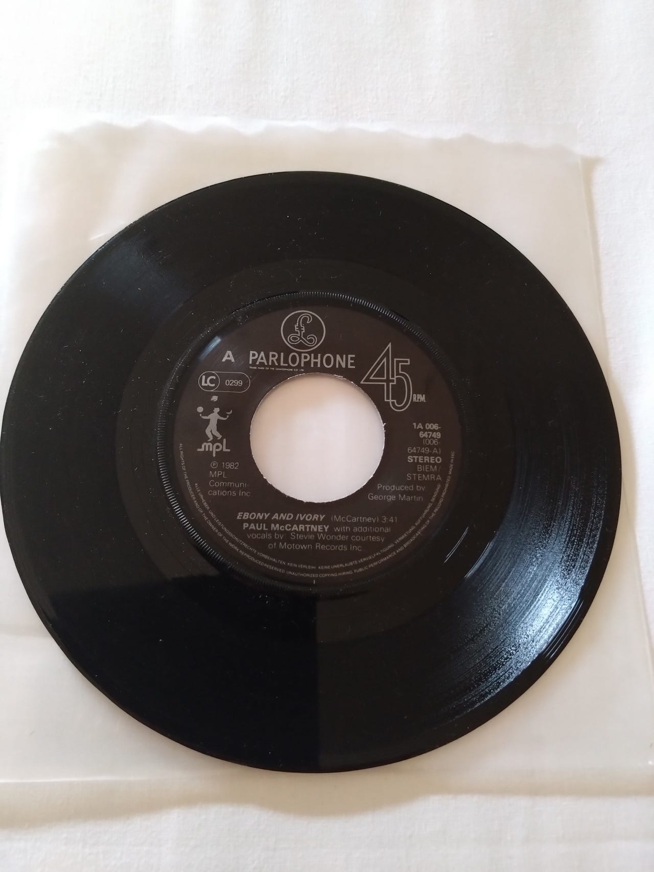 Paul McCartney 7 Ebony and Ivory