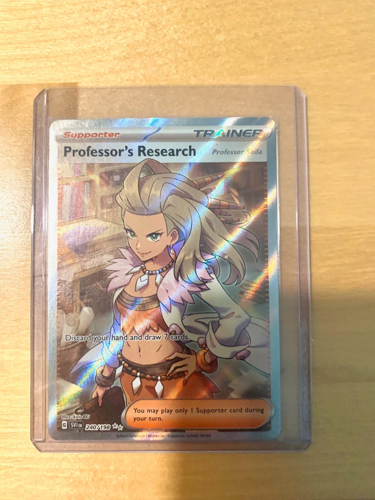 Professors Research 240/198  (Pokemon TCG / Scarlet & Violet)