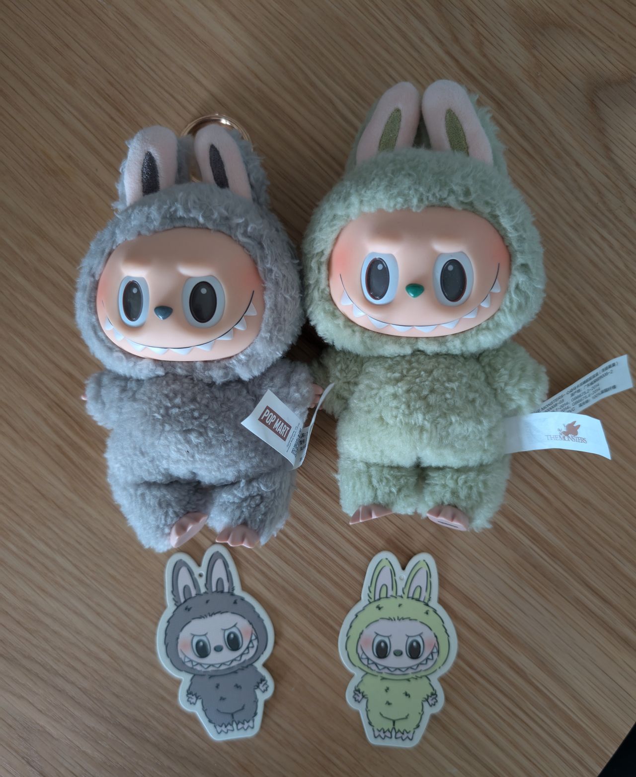 楽天 送料無料にならない Grape Green Labubu & Tori | Bean Sesame ぬいぐるみ