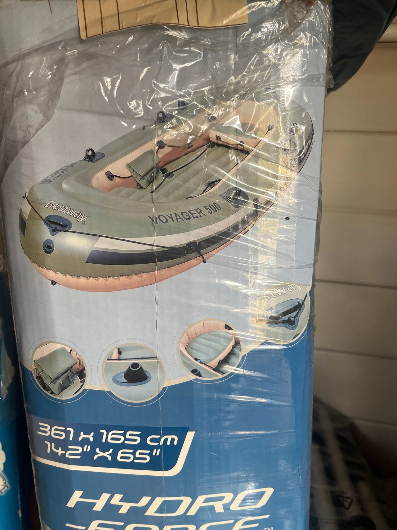 Hydro-force kumivene ja tarvikkeet