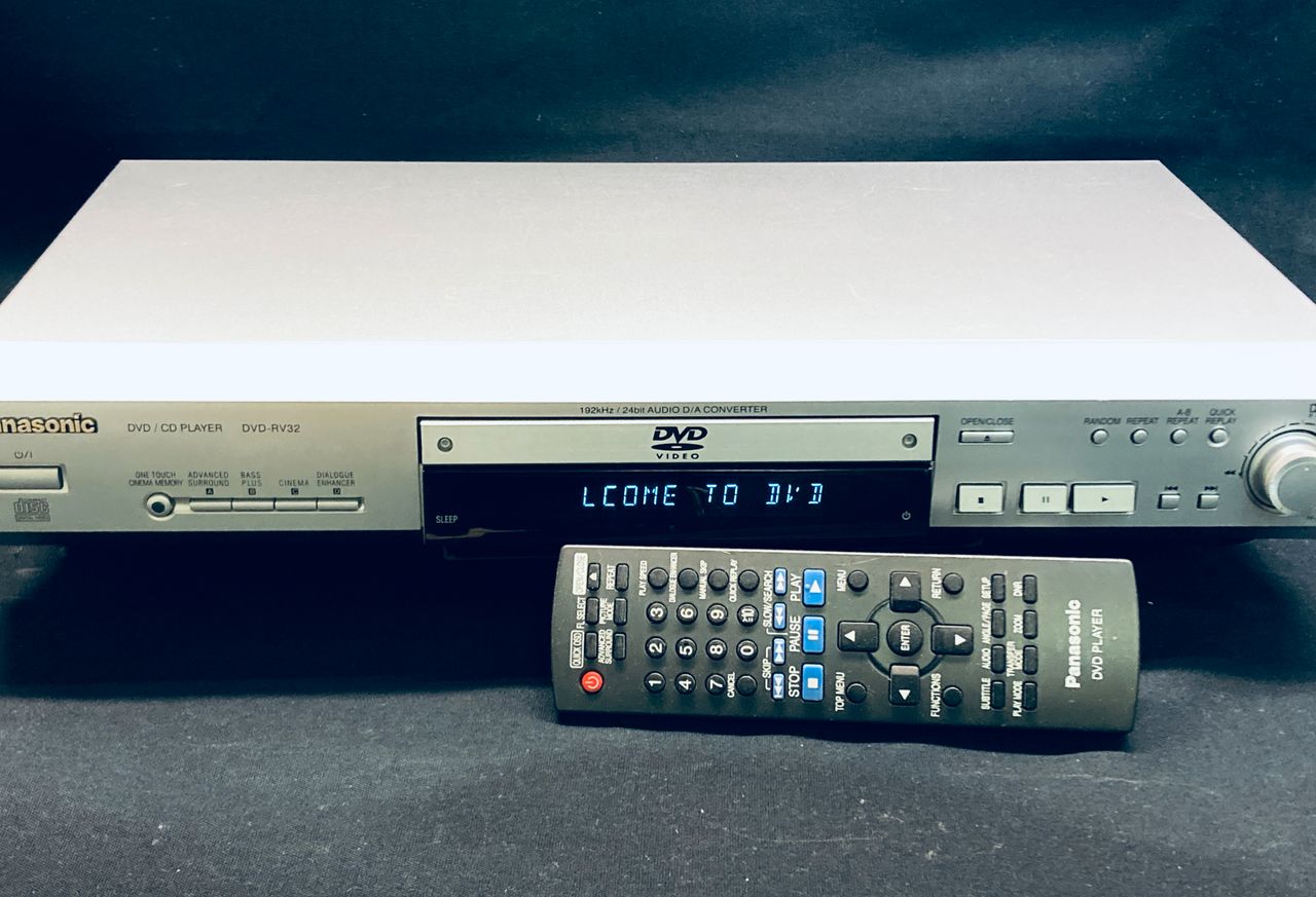 ♻️ CD-DVD Panasonic DVD-RV32 - 24bit AUDIO D/A | Tori