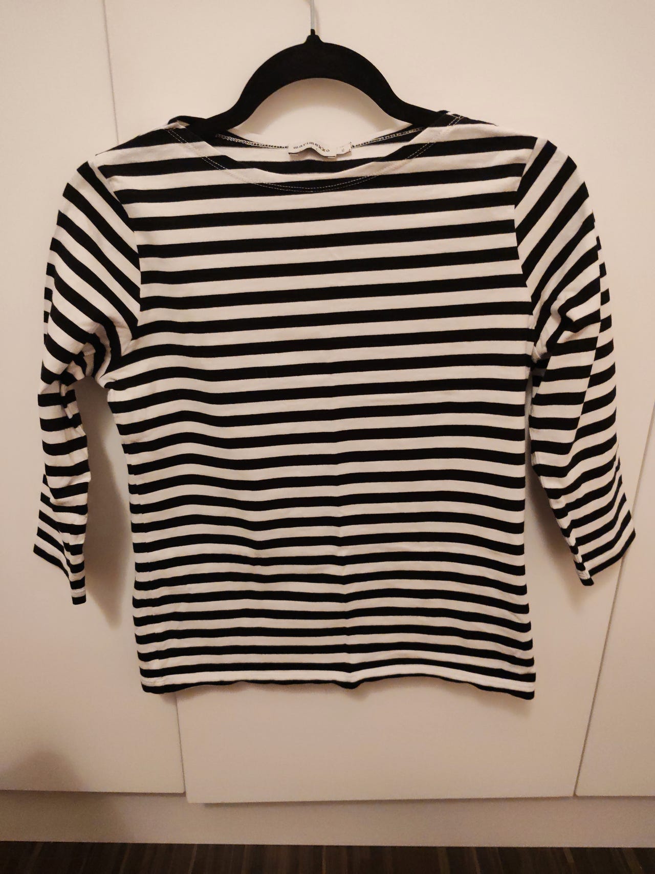 marimekko-raitapaita-musta-valkoinen-koko-xs-tori