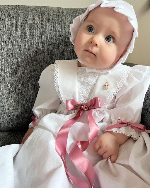 Kastemekko *PITSIUNELMA* suloinen muisto juhlahetkestä tytölle ta