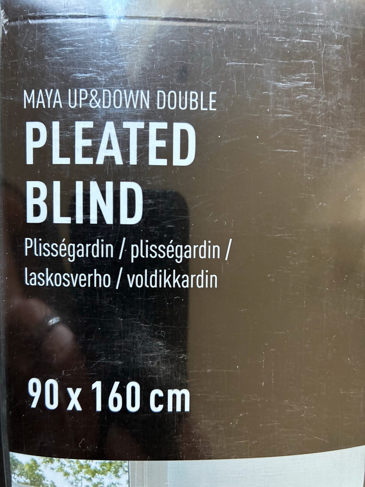 Valoa suodattava tuplavekkikaihdin - 90x160 cm - Dekosol Maya ylö