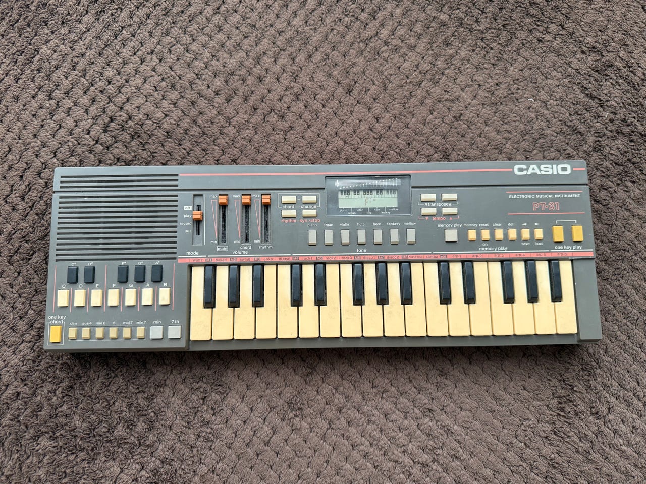 CASIO PT-30 vintage synth Vintage Casio Casio Pt 30 Keyboard
