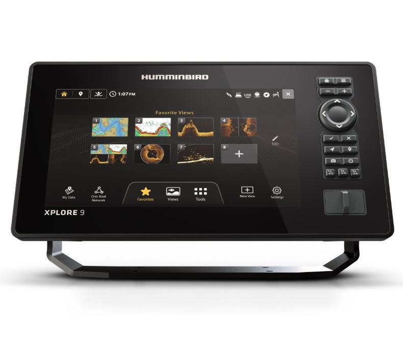 HUMMINBIRD XPLORE 9 CMSI+ yhdistelmälaite peräpeilianturilla