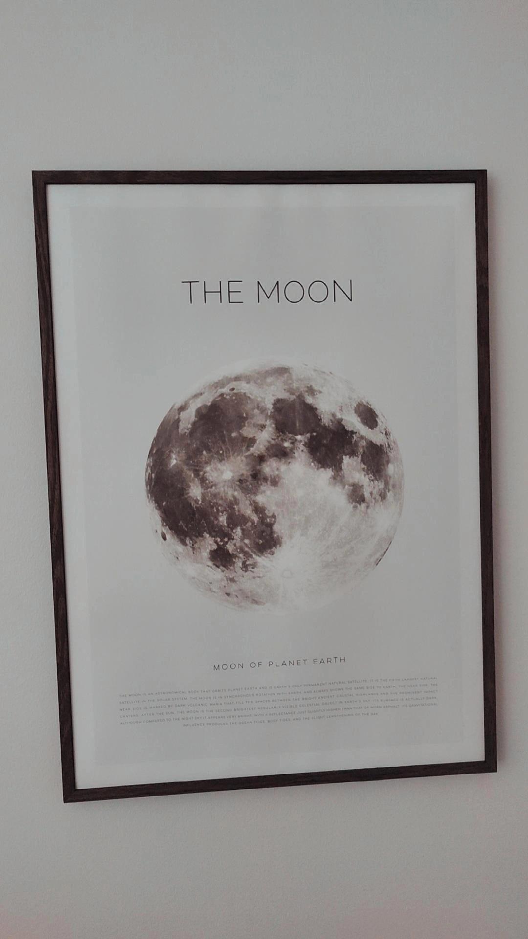 u{d83c}u{df15} Desenio MOON -juliste + kehykset – 15 €