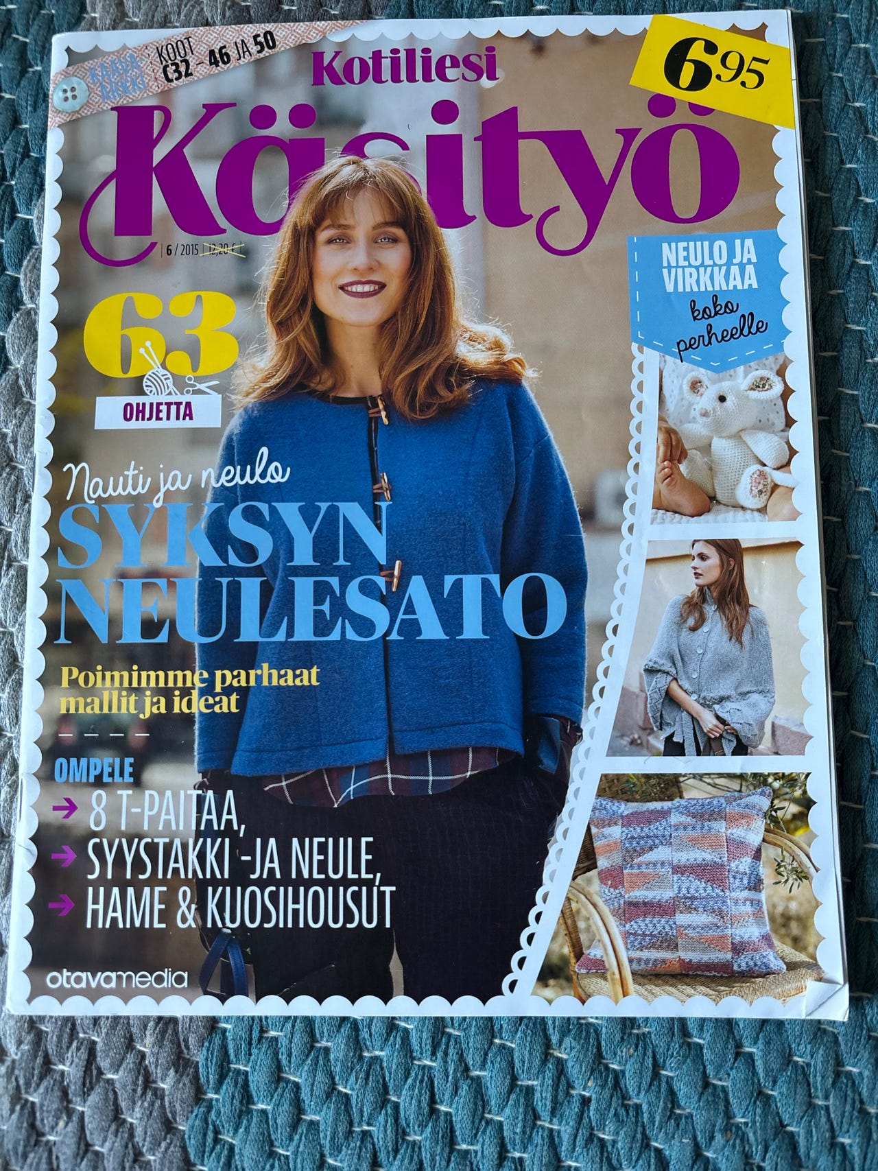 Kotiliesi käsityö 6/2015 kaavalehti